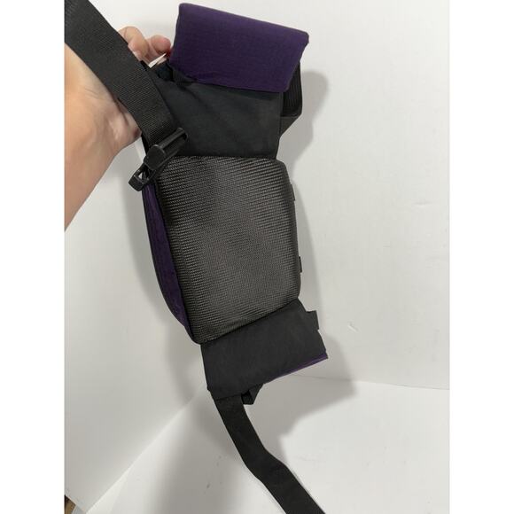Vintage‎ Jansport Purple Nylon Waist Bag Fanny Pack Dual Bottle Holder Camping - Picture 3 of 8